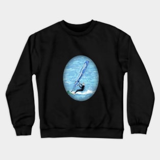 I Love Windsurfing! Crewneck Sweatshirt